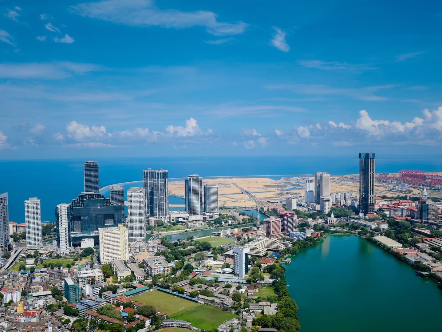 Colombo cityscape in Sri Lanka, gateway stop on a Silver Chain Lanka Tours itinerary