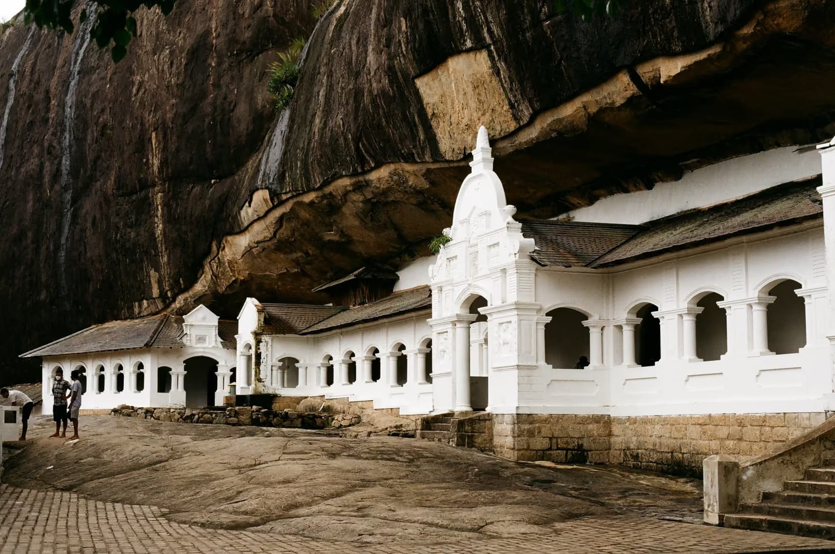 Dambulla Cave Temple and Cultural Triangle landscape in Sri Lanka